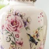 Vases Creative American Home décor en céramique Vase salon arrangement de fleurs séchées Jardin de décoration d'entrée