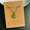 Halsketten kleine Anhänger Sonnenblumenkette für Mädchen koreanische Mode Frauen Halskette Halskette Sunnmer Hals Jewlery Großhandel Dropshipping