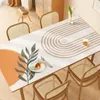 Table Cloth Dining Sense Cushion Mantel Mesa Rectangular Tablecloth Washing Pad Light Luxury 39PNKSTB001
