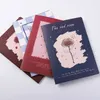 4PCS/set B5 Kawaii Line Notebook Ins Wind Small Fresh Large Notepad Literary Retro Style Thick School Supplies Gift