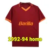 Retro Totti Soccer Jerseys 1989 1990 1991 92 94 95 96 97 98 99 Batistuta de Rossi 2000 01 02 Men Uniforms 2005 06 2017 18 Camisas de futebol