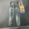 Moling Fushen Water Wash M Jeans Palnta Ponta de Faixa Média da Colo