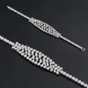 Halskette Ohrringe Set Dubai Zirkonia 4 Stück Luxus Brautschmuck CZ Mode Frauen Hochzeitssets und