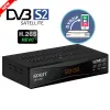 Finder gratuit DVBS2 H265 Receiver satellite DVBS2 Internet écran en direct DVB2IP HEVC Satellite Decoder HD T2MI récepteur SAT FINDER BISS / VU