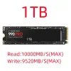 Boîtes Brand d'origine 990pro 1TB 2TB 4TB SSD M2 2280 PCIE 4.0 NVME LIRE 10000 MB / S DISK HARD SOST SOSD SOST pour la console de jeu / ordinateur portable / PC / PS5