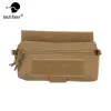 Holsas Tácticas de volcado abdominal de volcado Fanny Pack Mini Dangler IFAK EDC Bolsa de almacenamiento para FCPC V5 3 JPC Avs Plate Carrier chaleco