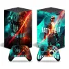 Stickers Game Battlefield 2042 Couvercle de décalcomanie autocollant Skin Xsx pour la console Xbox Series X et 2 CONTRÔLER