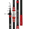 Telescopic Fishing Rod 2.7/3.0/3.6/4.2/4.5m Travel Surf Rod Spinning Power 5-300g Throwing Surfcasting Carbon Baitcasting rod 240415