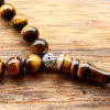 Abbigliamento 10 mm Tiger Eye Stone Tasel Ciondolo 33 perle di preghiera perle islamiche musulmane Tasbih Allah Mohammed Rosario per donne uomini