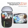 BASSE TURIT 30 litri zaino termico per birra Impermeabile Imploote Fresh Keep Fresh Baglier Backpack Delivery