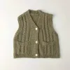 Coats 2022 Wool Baby Vesten Zacht gebreide trui Kids Vest voor jongens Cardigan herfst lente kinderen meisjesjas