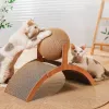 Toys en bois de chat en bois Scratteur WearResiste Grinceing Paw Toy Scratch Board 2 en 1 Sisal Scratching Ball Scrapers pour Cats Scraper