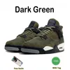 4 4S heren schoenen Militaire zwarte kat Metallic Goud Goud Zwart Zeil Geel Thunder White Fire Red Cool Gray Blue University Pure Men Sports sneakers 36-47