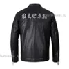 Philipp Plain Designer High Quality Luxury Fashion Men's PP Skull Embroidery Leather Fur Jacket Thick Baseball Collar Jacket Coat Simulation 331