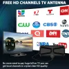 Controllo 3000 miglia 8K antenna TV DVBT2 digitale con amplificatore booster 1080p aereo per antenna per auto camper viaggiare in smart tv interno