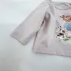 Tops Kid Autumn Thin Cartoon Dogs Print Long Sleeves Tshirt Girl Retro Comfortable Soft Tops Newborn Baby Boy Cute Tees