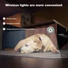 Odzież psa Cob LED LED z zdalnym kontrolerem jasność regulacyjna lampa sterująca czujnika dotykowego dla zwierzaka