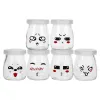 Jars 6 Pcs Jelly Jar Mini Jam Jars Yogurt Container Pudding Lid Storage Glass Packing Plastic 100ML Baby