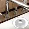 Kitchen Faucets Stainless Steel Faucet Decorative Cover Self-Adhesive Shower Chrome Finish Water Pipe Wall Caps Covers Bathroom Accessories