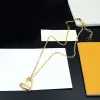 Fashion Lady Women Necklace in metallo oro in metallo con lettera v Lettera Bracciale Orecchini Bracciale Set di gioielli