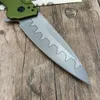 Buiten Pocket Flipper Tactical Folding Knife 3 "CPM-D2 Plain Blade, Olive Aluminium Hendle Camping Hunting Knives EDC Tool