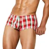 MUITAS PONTAS SEXY RUSTER MEN Men clássico xadrez boxershorts TRUNCS Home Casa confortável