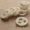 Wholesale 100pcs Natural Loofah Luffa Loofa Slices Handmade Loofah Soap Box Tray Tools Cleanner Sponge Soap Holder 240418