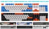 108PCSSet PBT Color Matching Key Cap KeyCaps för Cherry MX Mechanical Keyboard KeyCap Keyboards Tillbehör 2106108950665