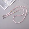 New Phone Hanging Rope Long Love Beaded Diagonal Cross Chain Luggage Hanging Decoration Personalized Chain Jewelry for Women