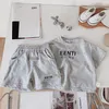 Set di abbigliamento per bambini ESS designer a maniche corte tuta da pista da braccio per ragazzi Shorts Shorts Girls Toddlers Kid Tshirts Pantaloni per bambini Bambini Casual Outfit casual