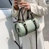 Сумка ствола тип PU Кожаная роскошь для женщин 2024 Travel Fashion Simple Messenger Ladies Ladies