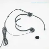 Microfones Black EW8 Headworn Headmic Headset Microphone For Sennheiser XS AVX EW G2 G3 G4 Wireless Bodypack 3,5 mm jacklås