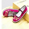 Zapatos informales 2024 Medias de las mujeres mayores Flats Summer Borded Bordable Mary Janes Mom Lady Trabajo Plus Tamaño WFS30220