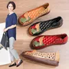 Casual Shoes Women Fashion Sweet Soft Comfort Spring Hollow Out Flat Lady Summer Light Weight