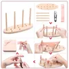 Decorative Flowers Bow Making Tool Of Ribbon Multipurpose Hardwood Wreath Maker Double Sided Wooden Durable Easy To Use