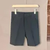 Męskie szorty mężczyźni proste dopasowanie Solid kolorowy z szerokim zamkiem na nogi do zwykłych letnich spodni w stylu streetwearu