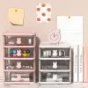 Drawers Countertop Makeup Cosmetic Organizer Desk Storage Station de rangement avec dessines de rangement d'artisanat Boîte de rangement Boîte de tiroirs 5Drawer