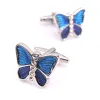 Links Novel Animal Cufflinks Butterfly Turtle Bee Dog Fish Wing