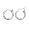 Pendientes Pendientes de aro pequeño Dalaran 925 Círculo de plata esterlina Pendientes de aro de Huggie Huggie para mujeres Fashion Simple Brincos de Prata