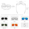 Солнцезащитные очки Kingseven Новые фотохромные пилотные солнцезащитные очки мужчины поляризованные UV400 Модные деревянные ретро -солнцезащитные очки