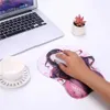 Mouse Pads handled vilar Nezuko Anime 3D Botten Mouse Pad Wrist Rest Y240423