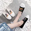 Scarpe casual 2024 autunno tela bianca tela femminile sneaker vulcanizzate coreane Versione in tessuto piatti da scarpe Mareschi estate