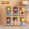 Bins 6Pcs Display Box Acrylic Case Trendy Storage Display Rack Handmade Transparent Cabinet Protection Showcase Figure Organizing Toy