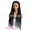 Factory Outlet Fashion wig hair online shop Wig Womens Ice Silk Hair with Headband Fish Bone Three Strands Braid Small Brazilian Hand Hook Elastic Mesh