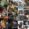 Taktiska handskar Camo Military Army Cycling Glove Sport Climbing Paintball Shooting Hunting Riding Ski Full Finger Mittens Men 240422