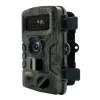 Caméras PR700 Caméra de fuite de chasse, piège de surveillance de vision nocturne infrarouge, IP66 imperméable, 3pcs PIR 36MP 1080p, 8pcs