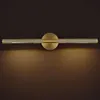 Elegancki mosiądz obrazek Light 19 "w złoto z obrotowym 360 ﾰ Projektowanie dla kinkietów ściennych, próżności w łazience i liniowej fakturze Koślonej - stylowe roztwór oświetlenia