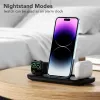 Chargers Fast Wireless Charger 3 in 1 Charging Dock Station For iPhone 14 13 12 11 Pro XS MAX Plus For Apple Watch 8 7 6 SE 5 AirPods Pro