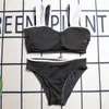 Klassieke vrouwen badmode ontwerper zwempak geprinte zomerstrand badpakken dames bikini -merk kleding