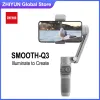 صندل Zhiyun Smooth Q3 Smartphone Gimbal للهاتف الخليوي 3AXIS STATILIZER iPhone 14 Pro Max/Xiaomi/Samsung/Huawei